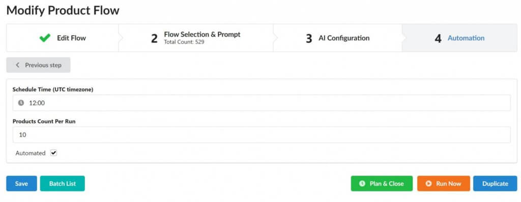 Fozzels run Flow now or plan