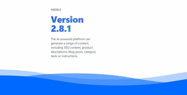 Fozzels release 2.8.1