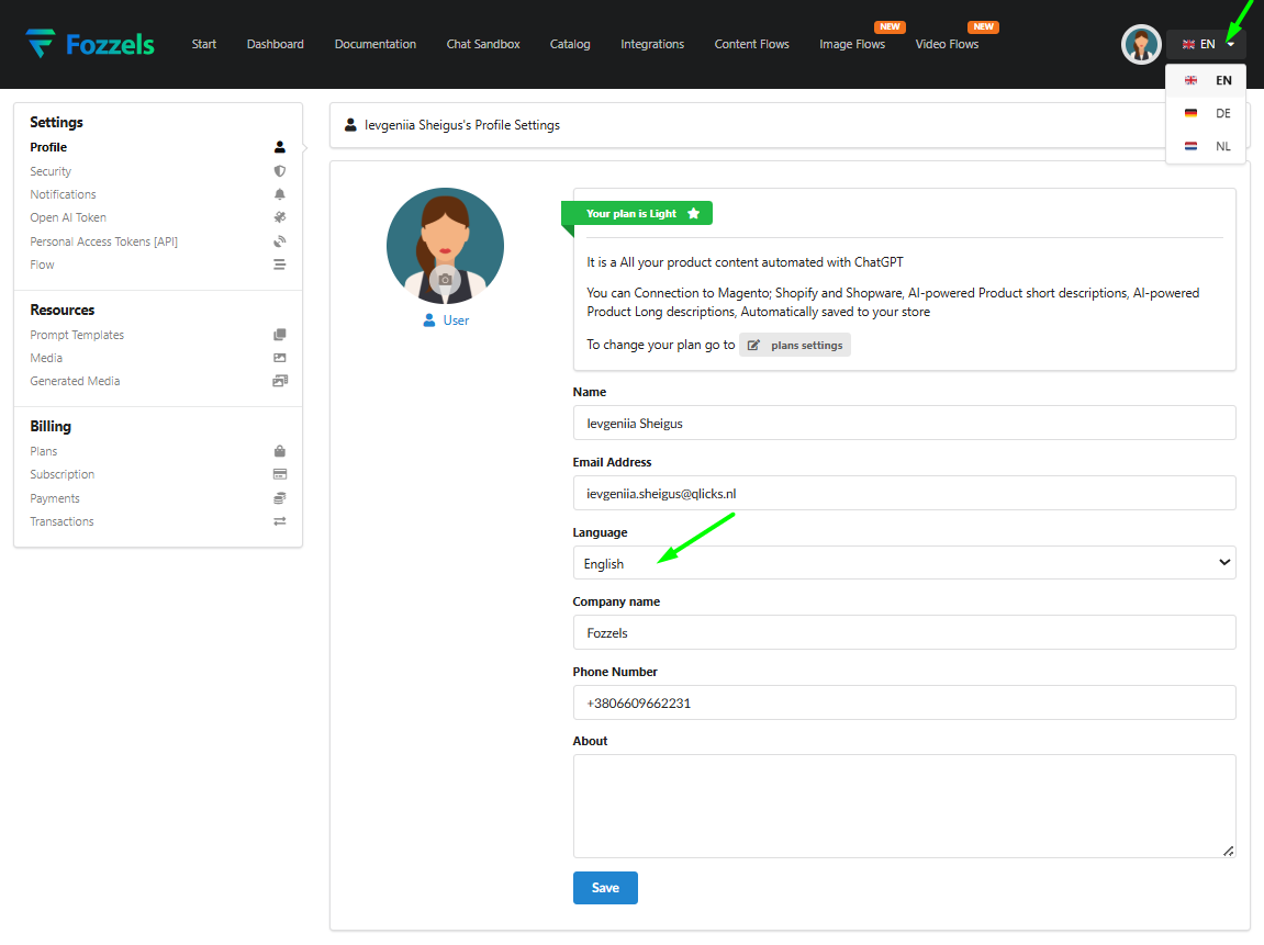Prevent Overlapping global and per-Flow configuration in Fozzels settings