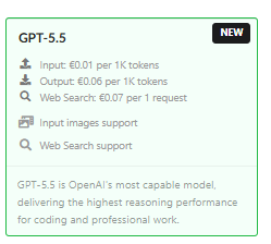 GPT 5.5 Textintelligenz in Fozzels Version 7.1